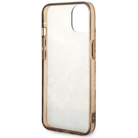 Guess GUHCP14MHGPLHC i Phone 14 Plus / 15 Plus 6.7" ochre hardcase Porcelain Collection