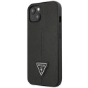 Guess GUHCP14MPSATLK i Phone 14 Plus / 15 Plus 6.7" czarny/black hardcase Saffiano Triangle Logo