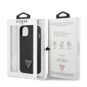 Guess GUHCP14MPSATLK i Phone 14 Plus / 15 Plus 6.7" czarny/black hardcase Saffiano Triangle Logo