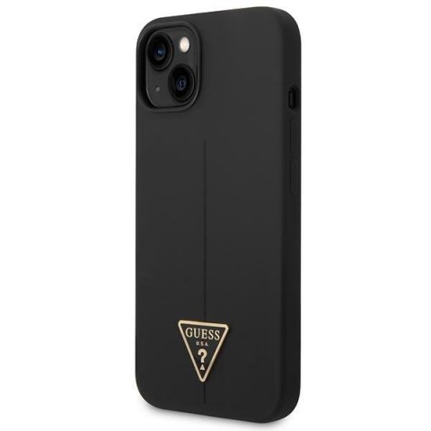 Guess GUHCP14MSLTGK i Phone 14 Plus / 15 Plus 6.7" czarny/black hardcase Silicone Triangle