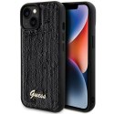 Guess GUHCP14SPSFDGSK i Phone 14 / 15 / 13 6.1" czarny/black hardcase Sequin Script Metal