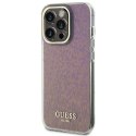 Guess GUHCP15XHDECMP i Phone 15 Pro Max 6.7" różowy/pink hardcase IML Faceted Mirror Disco Iridescent