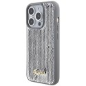 Guess GUHCP15XPSFDGSS i Phone 15 Pro Max 6.7" srebrny/silver hardcase Sequin Script Metal