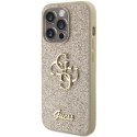 Guess GUHCP15LHG4SGD i Phone 15 Pro 6.1" złoty/gold hardcase Glitter Script Big 4G