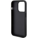 Guess GUHCP15LPGS4TDK i Phone 15 Pro 6.1" czarny/black hardcase Grip Stand 4G Triangle Strass