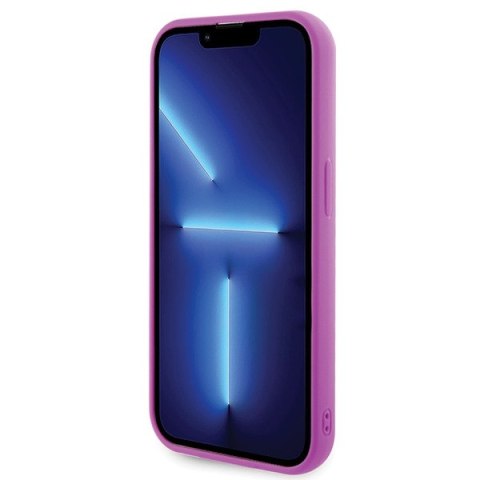 Guess GUHCP15LPMSDGSF i Phone 15 Pro 6.1" fuksja/fuschia hardcase Disco Metal Script