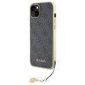 Guess GUHCP15MGF4GGR i Phone 15 Plus/ 14 Plus 6.7" szary/grey hardcase 4G Charms Collection