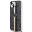 Guess GUHCP15MH4PSEGK i Phone 15 Plus / 14 Plus 6.7" czarny/black hardcase IML 4G Gold Stripe