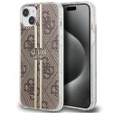 Guess GUHCP15MH4PSEGW i Phone 15 Plus / 14 Plus 6.7" brązowy/brown hardcase IML 4G Gold Stripe