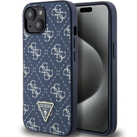 Guess GUHCP15MPG4GPB i Phone 15 Plus / 14 Plus 6.7" niebieski/blue hardcase 4G Triangle Metal Logo