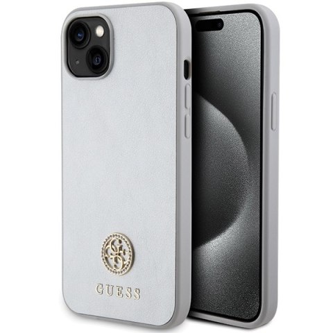 Guess GUHCP15MPS4DGPS i Phone 15 Plus / 14 Plus 6.7" srebrny/silver hardcase Strass Metal Logo