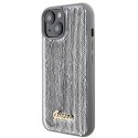 Guess GUHCP15SPSFDGSS i Phone 15 / 14 / 13 6.1" srebrny/silver hardcase Sequin Script Metal