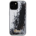 Guess GUHCP15SPSFDGSS i Phone 15 / 14 / 13 6.1" srebrny/silver hardcase Sequin Script Metal