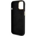 Guess GUHCP15SSMBSLK i Phone 15 / 14 / 13 6.1" czarny/black hardcase Silicone Script Metal Logo & Frame