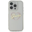 Guess GUHCP16LHCHGSPT i Phone 16 Pro 6.3" przeźroczysty/transparent hardcase IML Heart