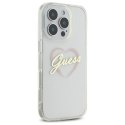 Guess GUHCP16LHCHGSPT i Phone 16 Pro 6.3" przeźroczysty/transparent hardcase IML Heart