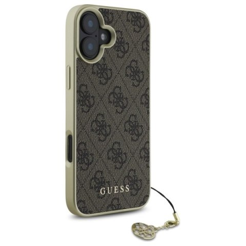 Guess GUHCP16MGF4GBR i Phone 16 Plus 6.7" brązowy/brown hardcase 4G Charms Collection
