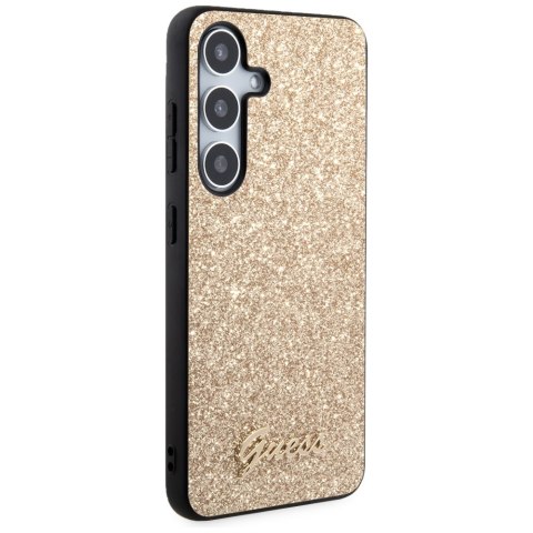 Guess GUHCS24SHGGSHD S24 S921złoty/gold hardcase Glitter Script