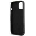 Guess GUHMP13MLSLMGBK i Phone 13 / 14 /6.1" black/czarny hardcase Silicone Script Gold Logo Magsafe