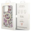 Guess GUHMP14LHCFWST i Phone 14 Pro 6.1"transparent hardcase Flower Mag Safe