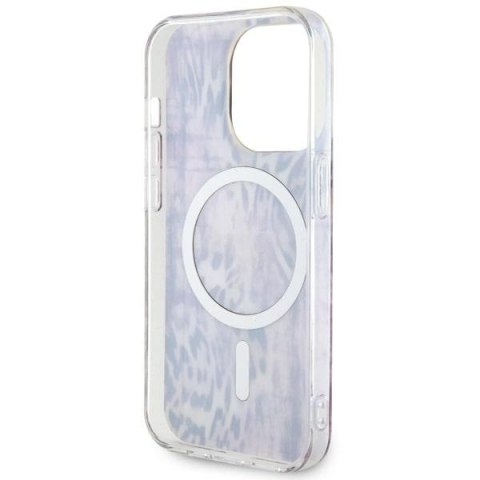 Guess GUHMP14LHLEOPWP i Phone 14 Pro 6.1"różowy/pink hardcase Leopard Mag Safe