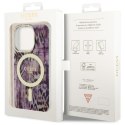 Guess GUHMP14LHLEOPWP i Phone 14 Pro 6.1"różowy/pink hardcase Leopard Mag Safe