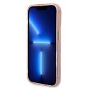 Guess GUHMP14LHTCMP i Phone 14 Pro 6,1" różowy/pink hard case Gold Outline Translucent Mag Safe
