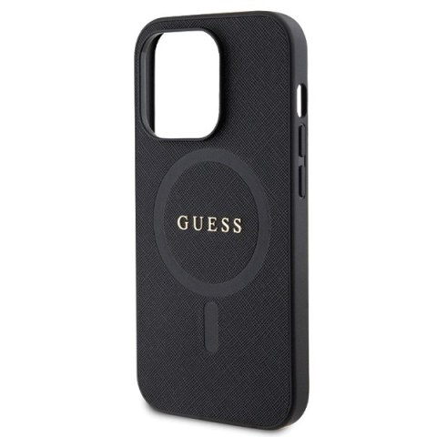 Guess GUHMP14LPSAHMCK i Phone 14 Pro 6.1" czarny/black hardcase Saffiano Mag Safe