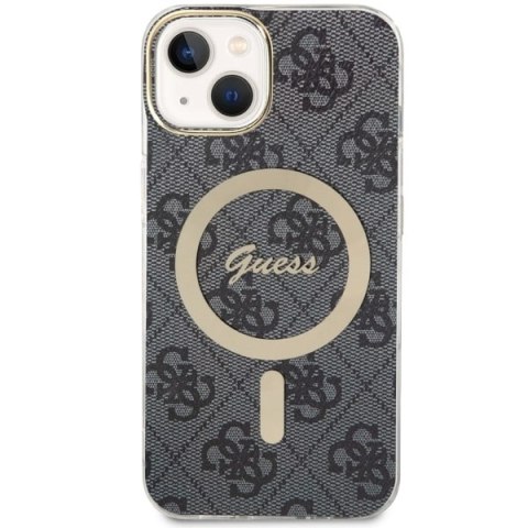 Guess GUHMP14MH4STK i Phone 14 Plus/ 15 Plus 6.7" czarny/black hardcase 4G Mag Safe