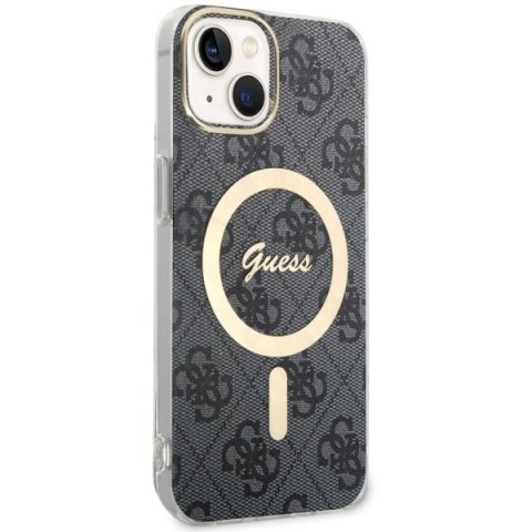 Guess GUHMP14MH4STK i Phone 14 Plus/ 15 Plus 6.7" czarny/black hardcase 4G Mag Safe