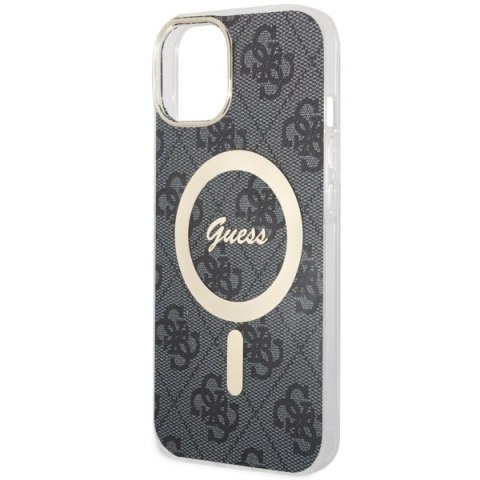 Guess GUHMP14MH4STK i Phone 14 Plus/ 15 Plus 6.7" czarny/black hardcase 4G Mag Safe