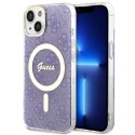 Guess GUHMP14MH4STU i Phone 14 Plus/ 15 Plus 6.7" purpurowy/purple hardcase 4G Mag Safe