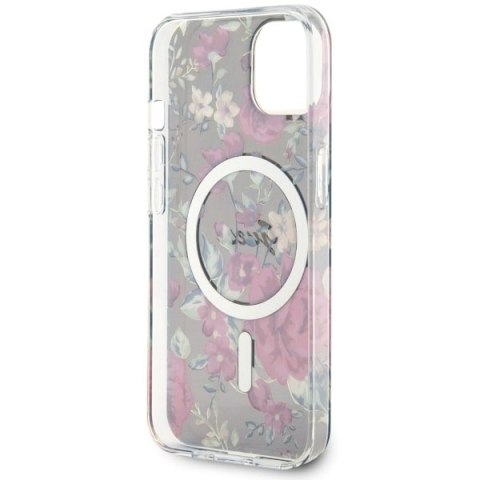 Guess GUHMP14MHCFWSA i Phone 14 Plus/ 15 Plus 6.7" zielony/khaki hardcase Flower Mag Safe