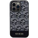 Guess GUHMP14XHGCFSEK i Phone 14 Pro Max6.7" czarny/black hardcase GCube Stripes Mag Safe