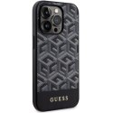 Guess GUHMP14XHGCFSEK i Phone 14 Pro Max6.7" czarny/black hardcase GCube Stripes Mag Safe