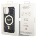 Guess GUHMP14MPCUMAK i Phone 14 Plus/ 15 Plus 6.7" czarny/black hardcase Marble Mag Safe
