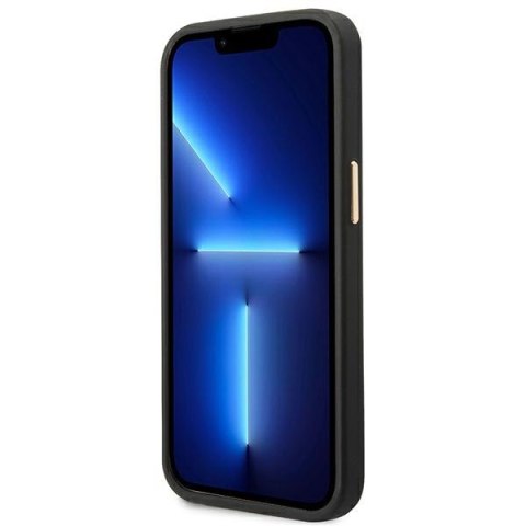 Guess GUHMP14MU4GPRK i Phone 14 Plus / 15 Plus 6.7" czarny/black hard case 4G Logo Plate Mag Safe