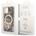 Guess GUHMP14SHCFWSK i Phone 14 / 15 / 136.1" czarny/black hardcase Flower Mag Safe