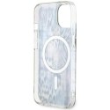 Guess GUHMP14SHLEOPWB i Phone 14 / 15 /13 6.1" niebieski/blue hardcase Leopard Mag Safe