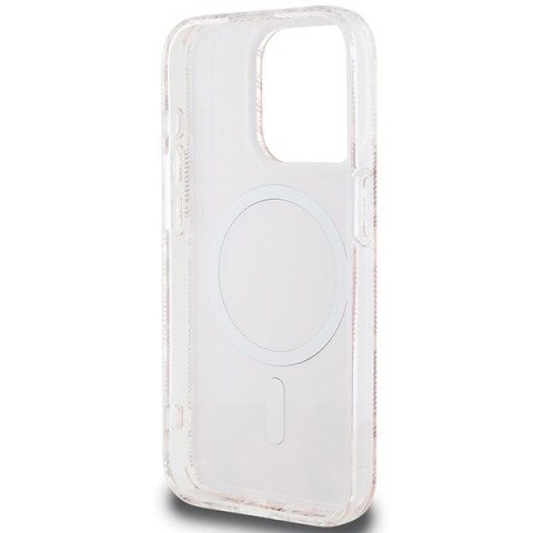 Guess GUHMP15XHGCUSTGP i Phone 15 Pro Max 6.7" różowy/pink hardcase IML GCube Mag Safe