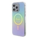 Guess GUHMP15XHITSQ i Phone 15 Pro Max turkusowy/turquoise hardcase IML Iridescent Mag Safe