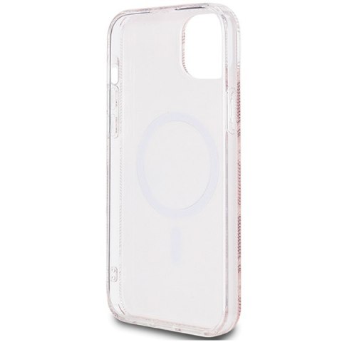 Guess GUHMP15MHGCUSTGP i Phone 15 Plus / 14 Plus 6.7" różowy/pink hardcase IML GCube Mag Safe