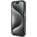 Guess GUHMP15MHRSGSK i Phone 15 Plus / 14 Plus 6.7" czarny/black hardcase Ring Stand Script Glitter Mag Safe