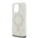 Guess GUHMP16LH4DTEH i Phone 16 Pro 6.3" biały/white hardcase IML 4G Background Mag Safe
