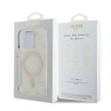 Guess GUHMP16LH4DTEH i Phone 16 Pro 6.3" biały/white hardcase IML 4G Background Mag Safe