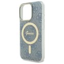 Guess GUHMP16LH4STB i Phone 16 Pro 6.3" niebieski/blue hardcase IML 4G Mag Safe