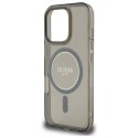Guess GUHMP16LHFGEREK i Phone 16 Pro 6.3" czarny/black hardcase IML Glitter Circle Mag Safe