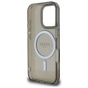 Guess GUHMP16LHFGEREK i Phone 16 Pro 6.3" czarny/black hardcase IML Glitter Circle Mag Safe