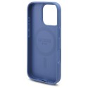 Guess GUHMP16LP4ROPEMCB i Phone 16 Pro 6.3" niebieski/blue hardcase 4G Flowers Print Mag Safe