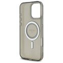 Guess GUHMP16LPFTDTEK i Phone 16 Pro 6.3" czarny/black hardcase IML Rhinestones Mag Safe